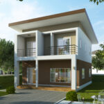 Small-House-Design-7×9.5-with-3-Bedrooms.jpg
