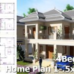 House plans 10x14M 35x48F - Small House Design Plan Villa-Design-Idea-10.5m-x14.5m-Free-Autocad-Sketchup-and-Lumion.jpg
